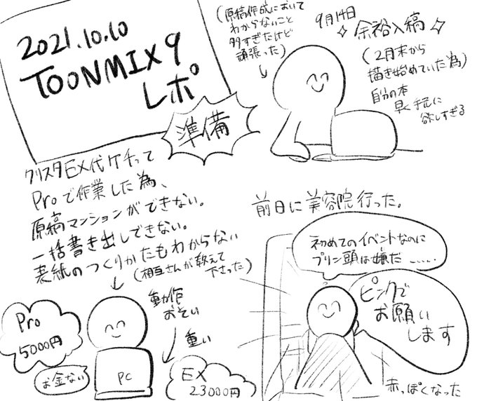 やっつけトゥンミ9レポ✍️(1/2) 