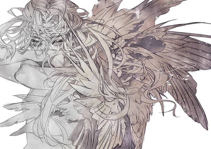 今は星座シリーズ描いてるけど干支シリーズを全部収録した画集もあるので宜しければ👉 https://t.co/Nv7fB1Cihw 