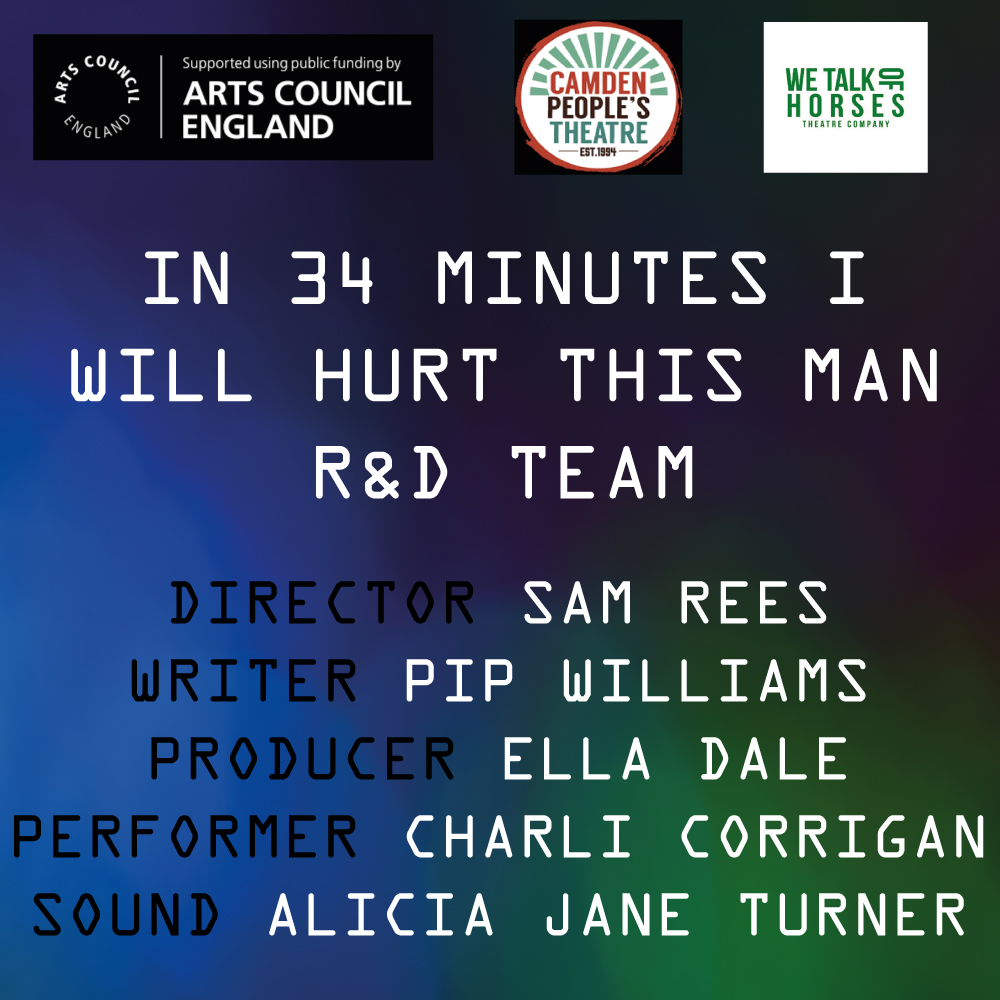 It's day one! 

Introducing our R&amp;D team!  

<a href="/SamRees6/">Sam Rees</a> <a href="/otherpwilliams/">Pip Williams</a> <a href="/ella__carmen/">Ella Dale</a> <a href="/CharliCoggs/">Charli 🏞️ ➡️ 🌊</a> <a href="/aliciajturner/">Alicia Jane Turner</a> 

Supported by <a href="/ace__london/">Arts Council England, London</a> and <a href="/CamdenPT/">Camden People's Theatre</a>