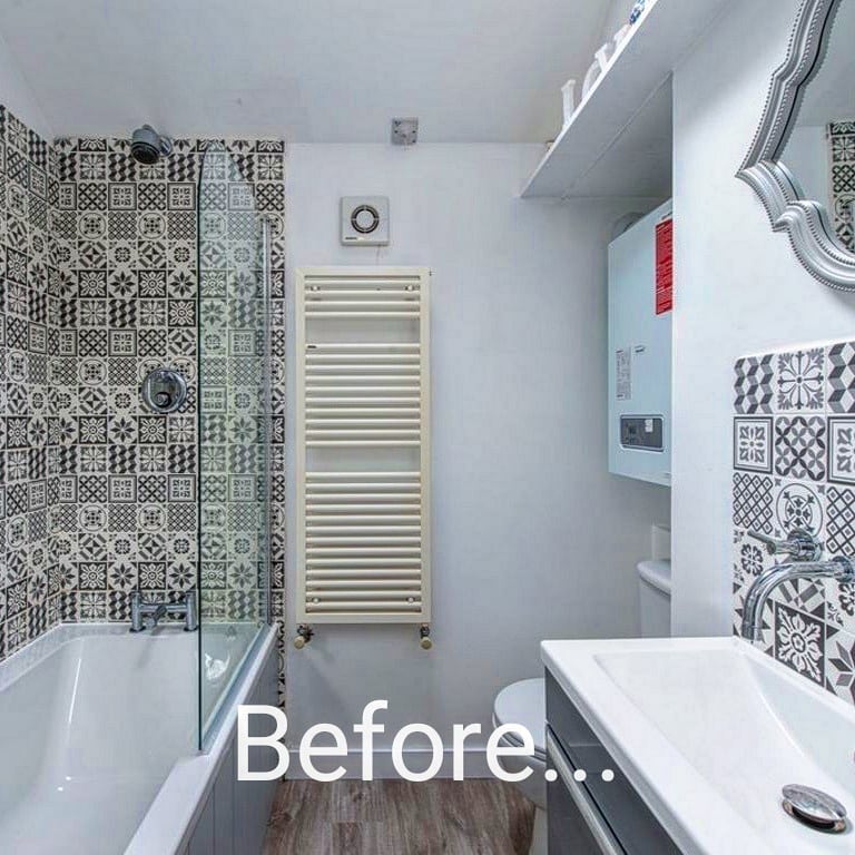WooldridgeIOW's tweet photo. Bathrooms have been high on the agenda, and we're elated to get stuck in with developing and transforming these spaces!✨

Here's a gorgeous bathroom we recently refitted for our lovely clients alongside the before photo.

#isleofwight #isleofwightinteriordesigners #beforeafter https://t.co/SsFrFHO6LF