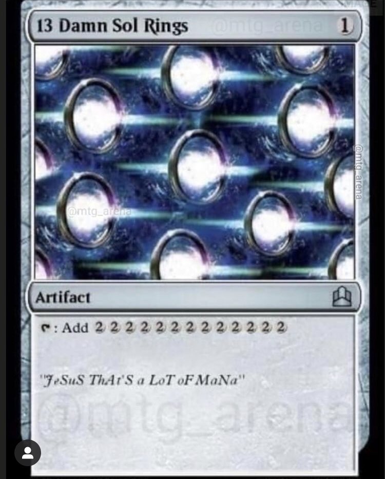 13 Damn Sol Rings!!