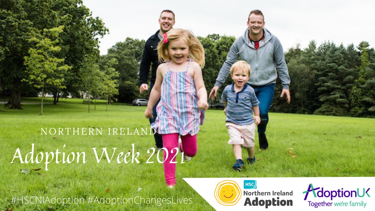 HSC NI Adoption and @AdoptionUK are celebrating the diversity of adoptive families this week as we launch Northern Ireland Adoption Week’s ‘Adoption Changes Lives’ campaign.

#HSCNIAdoption #AdoptionChangesLives #AdoptionNI #NIAdoptionWeek21