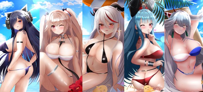 アズールレーン第4期計画艦水着化計画完了
#イラスト #アズールレーン #AzureLane #イラスト好きな人とつながりたい 