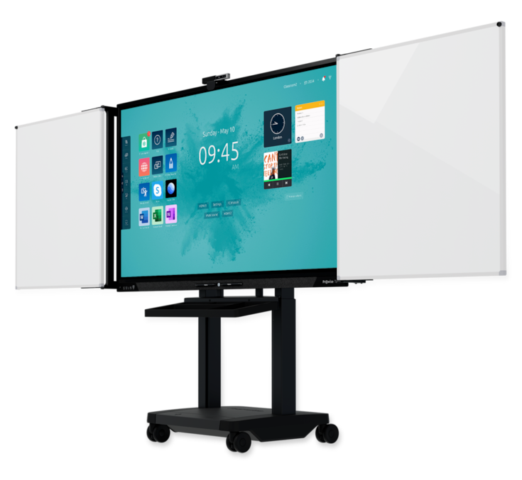 Stellen Sie sich Ihre interaktive Gesamtlösung ganz nach Ihren Bedürfnissen zusammen.

Beispielsweise eine mobile interaktive Wandtafel, kombiniert mit "Whiteboard Erweiterungen". Die kostenlose Unterrichtssoftware ist inklusive. 
Mehr erfahren: bit.ly/eduprowiseschw…