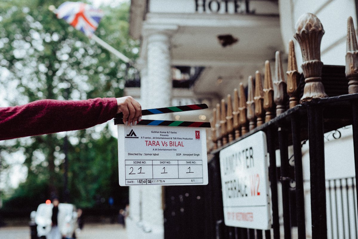 #TaraVsBilal begins 🎬 Day 1
Directed by #SamarIqbal.

@harsha_actor #SoniaRathee #SamarIqbal @sanyukthac @TheJohnAbraham #BhushanKumar @minnakshidas @tuneintomanan @TSeries @johnabrahament