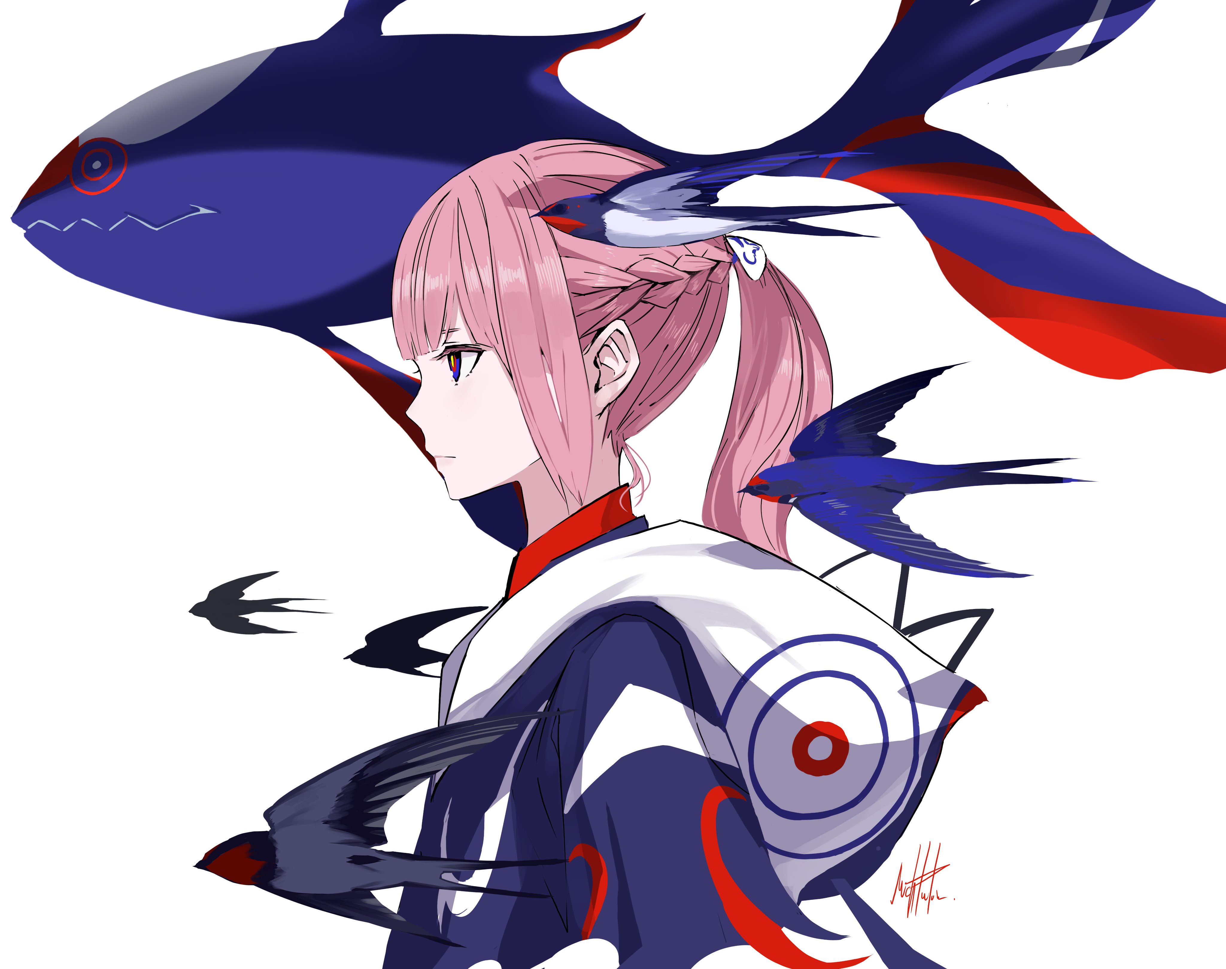 【花譜】総柄イラストバケットハット ohuton ver.