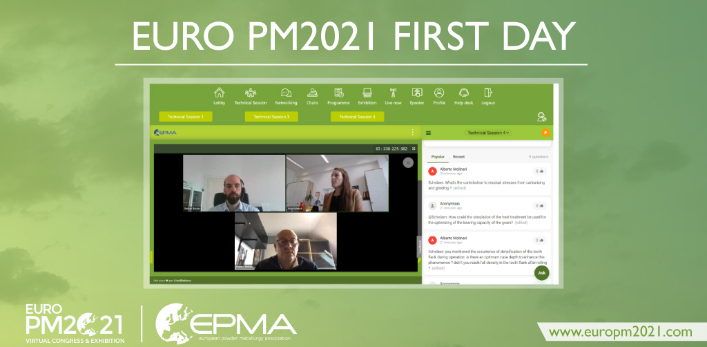 We are delighted to welcome all the participants to this first day of #EuroPM2021 Congress &amp; Exhibition!