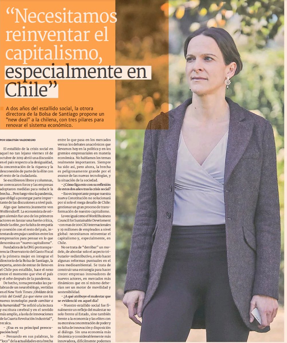 jvwolfersdorff's tweet photo. Hoy, #18Octubre es un momento excelente para pensar sobre la reinvención q requiere el #Capitalismo, especial% en🇨🇱! Entre los objetivos propongo:
Menos Concentración + más Innovación!
Menos estructuras feudales + más empresas medianas!
Menos "bien-tribal" y más "bien-común"!💪🏻💪🏻 https://t.co/pG8Z0bkwvt