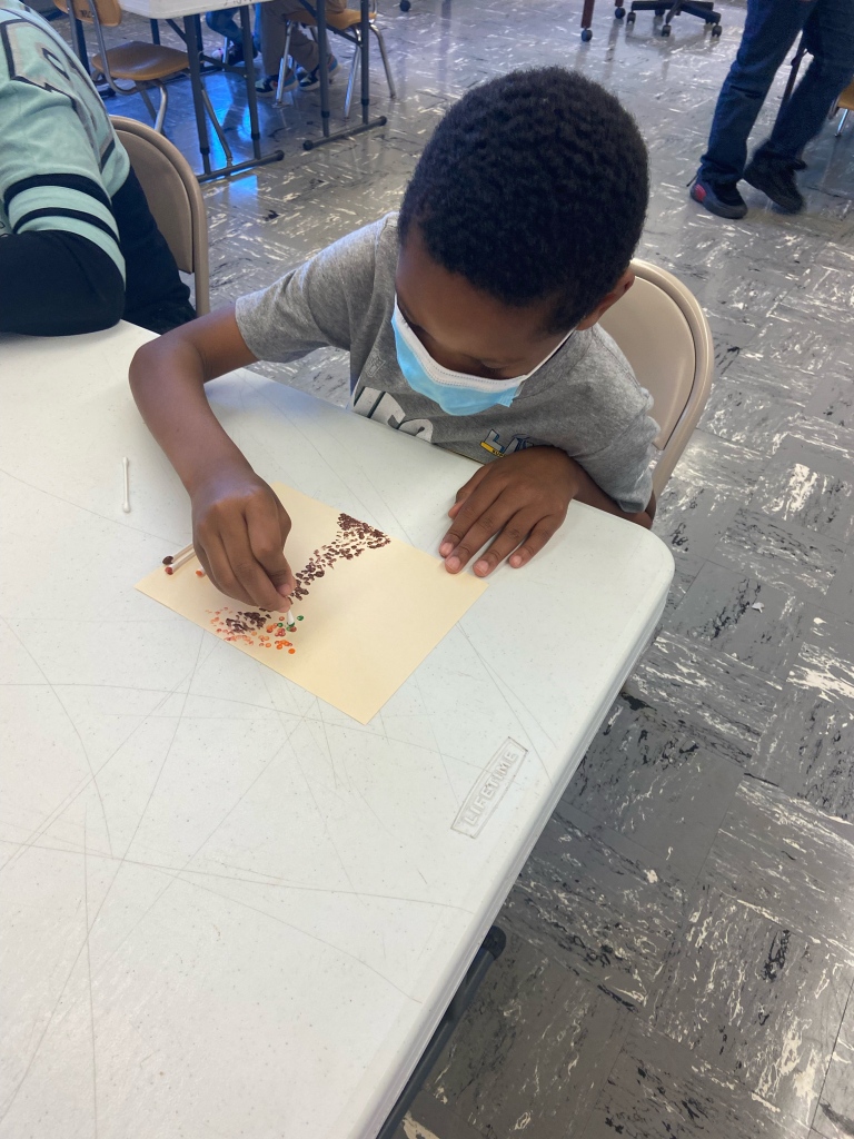 TMPLC's tweet photo. In one of our centers we have been learning about pointillism. Our students have learned many different skills from this project. However, the main skill they have learned is patience. https://t.co/SkLC7vEmpo