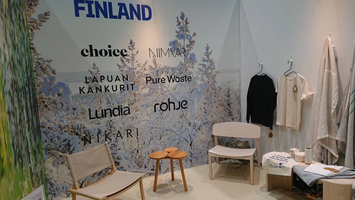 ClubKagu's tweet photo. IFFTのエシカルをテーマにした展示。フィンランド大使館はシラカバなどを使ったサステナブルな家具を展示しました。
#フィンランド大使館
#NIKARI
#choice
#NIMAAR https://t.co/isgO9g7TN1