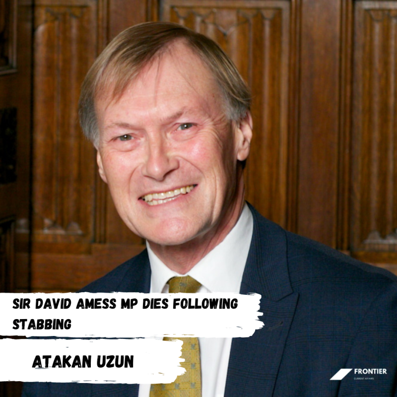 FrontierAffairs's tweet photo. On Friday, Sir David Amess MP died following a stabbing. 

Atakan Uzun Reports:

https://t.co/WoaqcDSDnJ https://t.co/DYZO9lWDu7