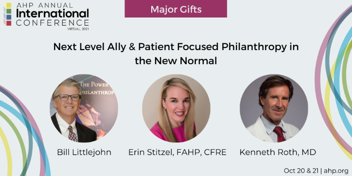 Delve into the dynamics of powerful clinical relationships in philanthropy. Learn what it takes to develop, sustain and grow them to ultimately elevate your grateful patient strategies. Join this great panel at AHP Virtual 2021 on 10/20.
Register: ow.ly/9Iyv50GrD4o