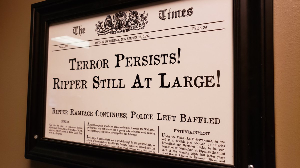 PaulFromFox5's tweet photo. THE RIPPER 😱 Looking for a Halloween experience? @TheEscapery takes you back to the late 1800s for a Jack the Ripper-themed escape room. See it on @GoodDayAtlanta this morning...@fox5timwhaley and I are going in!!! #fox5atl https://t.co/20tA4LyPaI