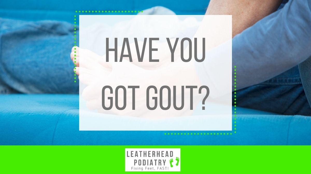 A type of arthritis that causes sudden, severe joint pain, if you've got gout give us a call on 01372 374125 or visit leatherheadpodiatry.co.uk to see how we can help!

#LeatherheadPodiatry #FootCareClinic #Podiatrists #PodiatryClinic #Leatherhead #Surrey #Arthritis #Gout #FootPain