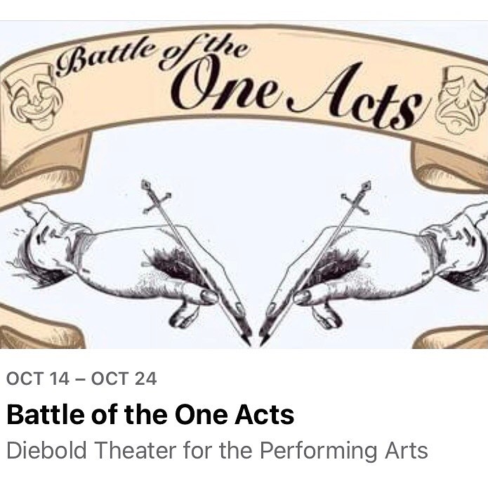 PennWedinboro's tweet photo. You won't want to miss Edinboro University Theatre's first in-person show in nearly two years. "Battle of the One Acts" consists of 8 plays performed by show-stopping actors. At the end of the night, the audience will vote for their favorite show. ➡️➡️
https://t.co/8PUNCoYjYL https://t.co/OFAMXml6a1