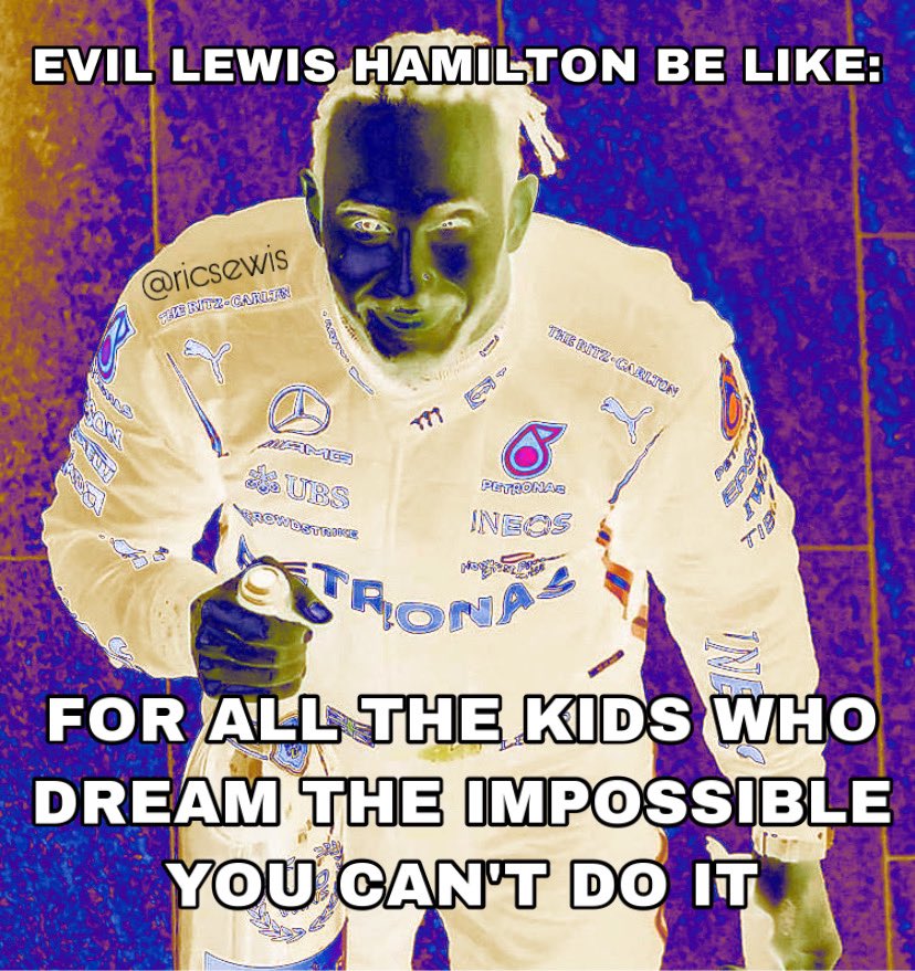 RT @ricsewis: Evil Lewis Hamilton be like: https://t.co/YpyMsUjXQD