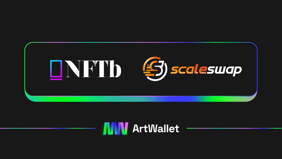 art_wallet's tweet image. ArtWallet is ready to take off on 2 outstanding launchpads 🚀

🚨ArtWallet as the upcoming IDO project on both @Scaleswapio and @nftbmarket simultaneously🚨

We are proudly announcing the Initial DEX Offering date to be the 26th of October 🔥 

👉👉t.me/artwallet_offi…