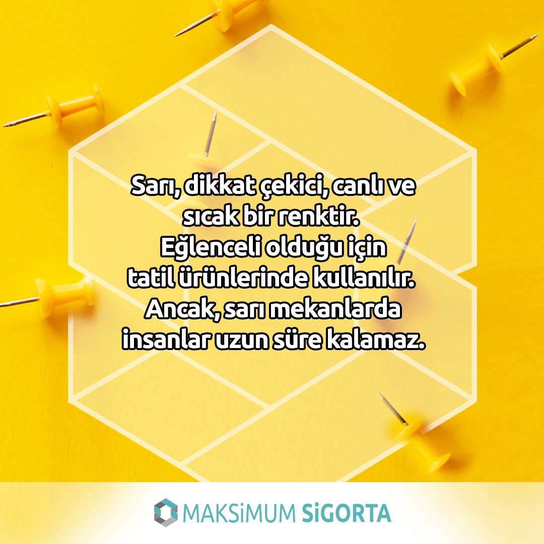 maksimumsigorta's tweet image. Günlük hayatımız içinde aldığımız ürünlerden tercih ettiğimiz web sitelerine kadar her karar sürecimizde renklerin de etkisi var. Renklerini anlamlarını bilirseniz, siz de işinizde, alanınıza en uygun renkleri kullanabilirsiniz.🎨

#MaksimumSigorta #RenklerinDili #KurumsalRenkler