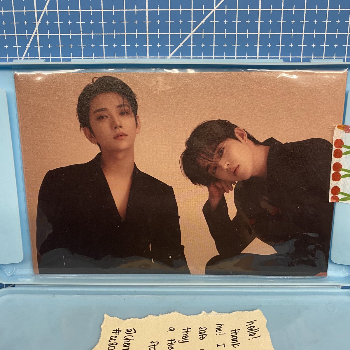 hongjisooyaa's tweet photo. Received my cheolsoo postcard today!!! tysm, @cherrycheol80 💖 super cute ng packaging 😆 + it arrived safely naman! :> #cc80feedbacks https://t.co/zFBj03yMv5