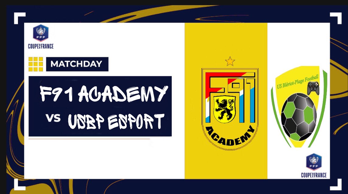 MSA MAD LIONS (@msamadlions) on Twitter photo Reprise de la compétition ce soir pour le f91 academy
Match de Coupe de France <a href="/LigueAcf/">ACF France 🇫🇷</a> @VPNPS4Officiel <a href="/FVPAeSport/">FVPA Esport</a> à 21h40
VS @USBPeSport
———————
Merci à <a href="/xBFernandes_26x/">Err404.Van Den Boomen</a> pour les travaux 🚧 Reprise de la compétition ce soir pour le f91 academy
Match de Coupe de France <a href="/LigueAcf/">ACF France 🇫🇷</a> @VPNPS4Officiel <a href="/FVPAeSport/">FVPA Esport</a> à 21h40
VS @USBPeSport
———————
Merci à <a href="/xBFernandes_26x/">Err404.Van Den Boomen</a> pour les travaux 🚧
