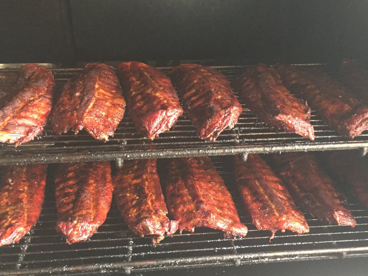 Join us today for some fantastic Ribs! Freshly smoked with cherry wood, and so tender they almost fall off the bone. Available as a full rack or half rack, sauced with our special rib bbq sauce. These ribs pair great with our Cedar Creek Brewing Company's Irish Red.