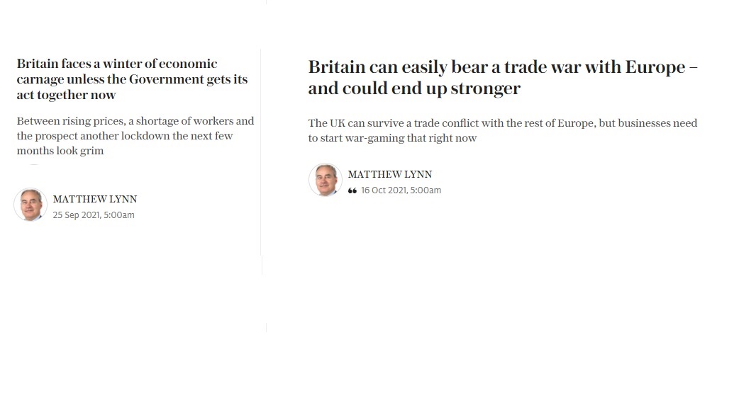 Britain faces a winter of economic carnage. Also, I reckon we can take the EU in trade war.