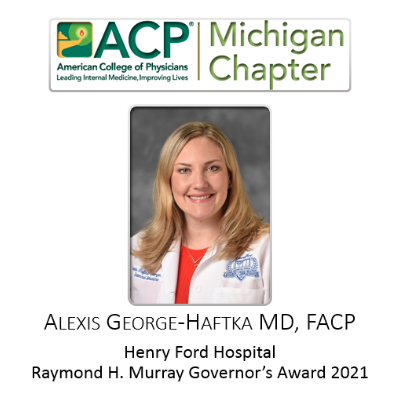 MIChapterACP's tweet photo. Congratulations to the 2020 and 2021 Raymond H. Murray Governor's Award!!! Dr. Elizabeth Bankstahl, Dr. Allison Ruff, Dr. David Paje and Dr. Alexis George-Haftka https://t.co/ZSBiWRfzG9