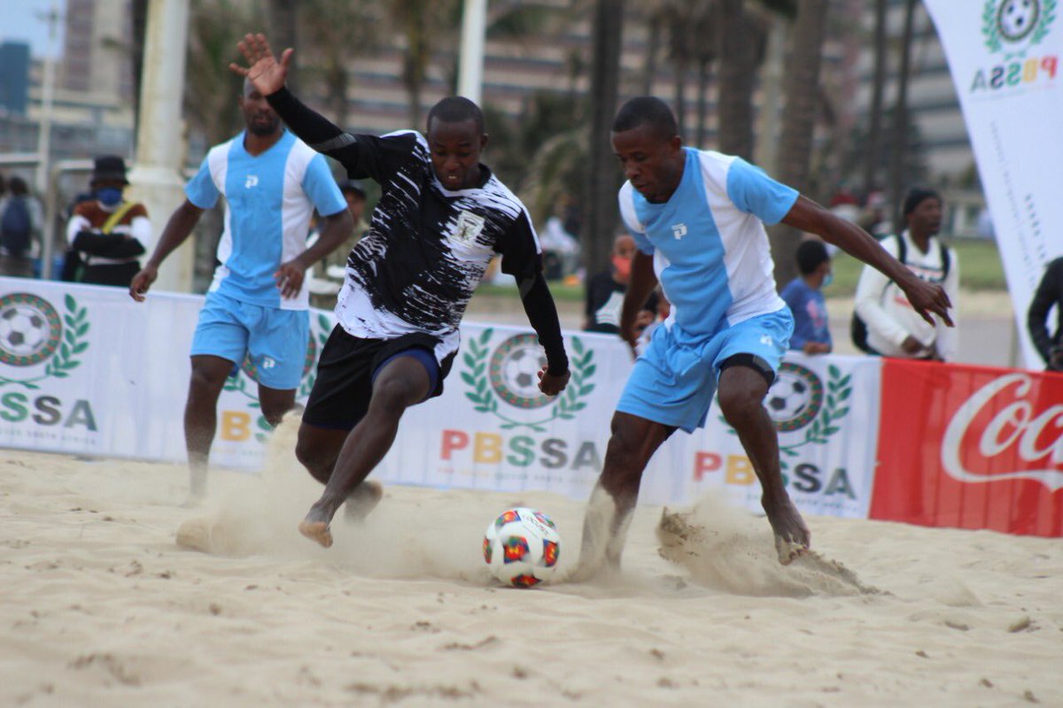 ProBeachSoccer1's tweet photo. Durban Beach Club claim their second victory of this campaign beating Ingqwele FC 5-2, who are yet to register a victory so far. 

#Woz’obona #Pbssa https://t.co/p0PtswUodO