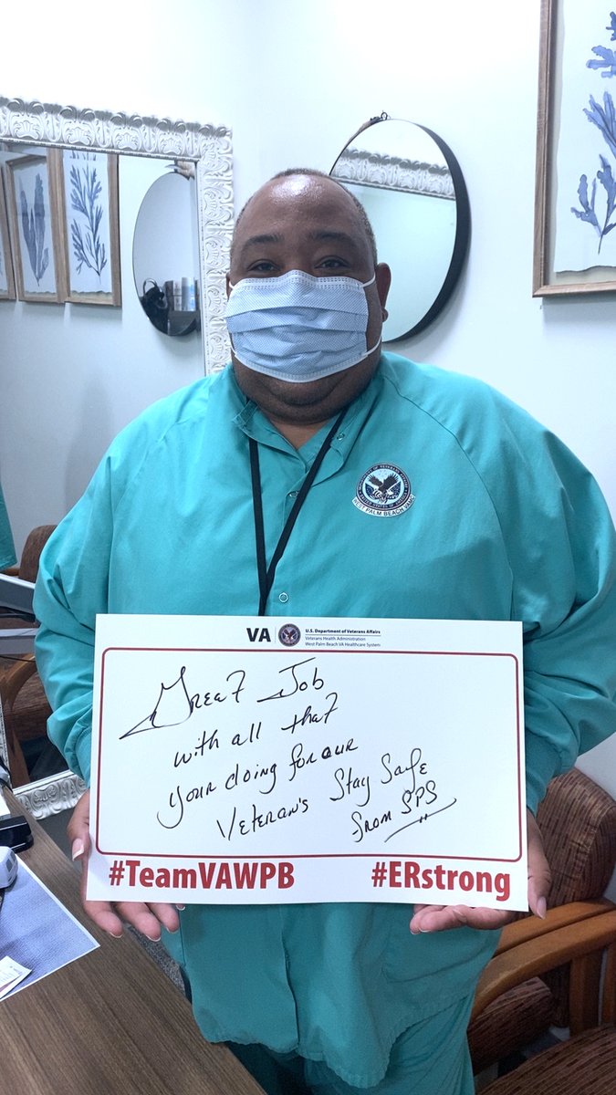 WPBVAHCS's tweet photo. In these challenging times of COVID-19, Emergency Room nurses are vitally important, serving our #Veterans in the most trying times
Please join #VAWestPalmBeach in recognizing the incredible work our Emergency Room nurses and staff do each day
#ERstrong #TeamVAWPB #ERNursesWeek https://t.co/BFFsoN9jNO