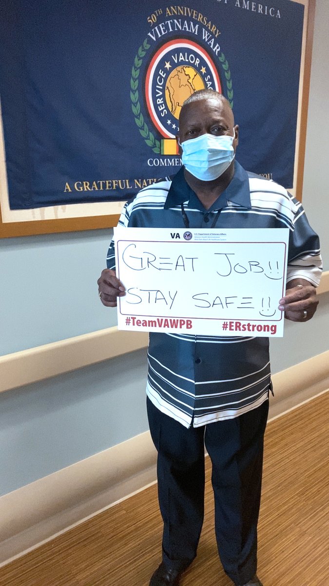 WPBVAHCS's tweet photo. In these challenging times of COVID-19, Emergency Room nurses are vitally important, serving our #Veterans in the most trying times
Please join #VAWestPalmBeach in recognizing the incredible work our Emergency Room nurses and staff do each day
#ERstrong #TeamVAWPB #ERNursesWeek https://t.co/BFFsoN9jNO