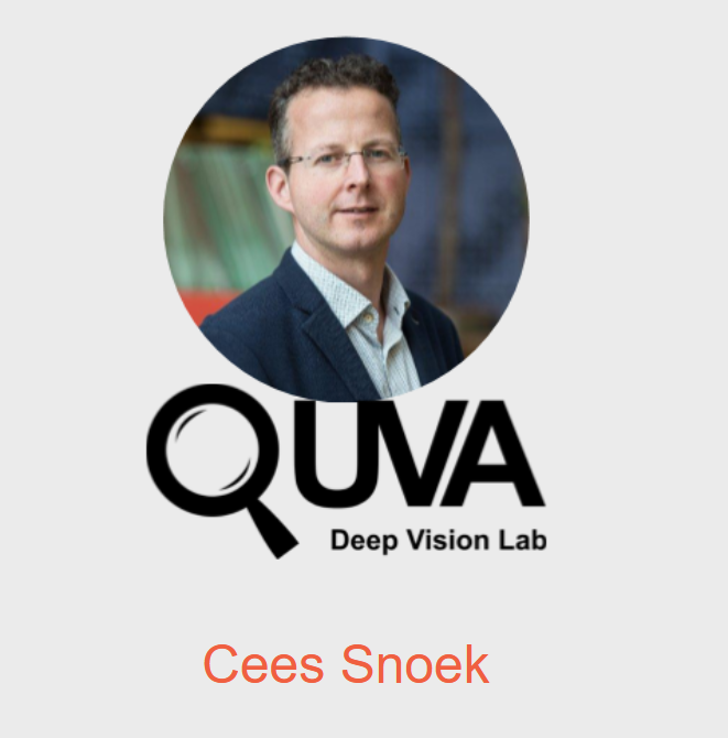 Cees Snoek <a href="/cgmsnoek/">Cees Snoek</a> (University of Amsterdam) is talking about:
Return of the Tubelets
at our Second International Tutorial on Large Scale Holistic Video Understanding <a href="/ICCV_2021/">ICCV2021</a>

Tutorial program and live session:
holistic-video-understanding.github.io/tutorials/iccv…

#ICCV2021