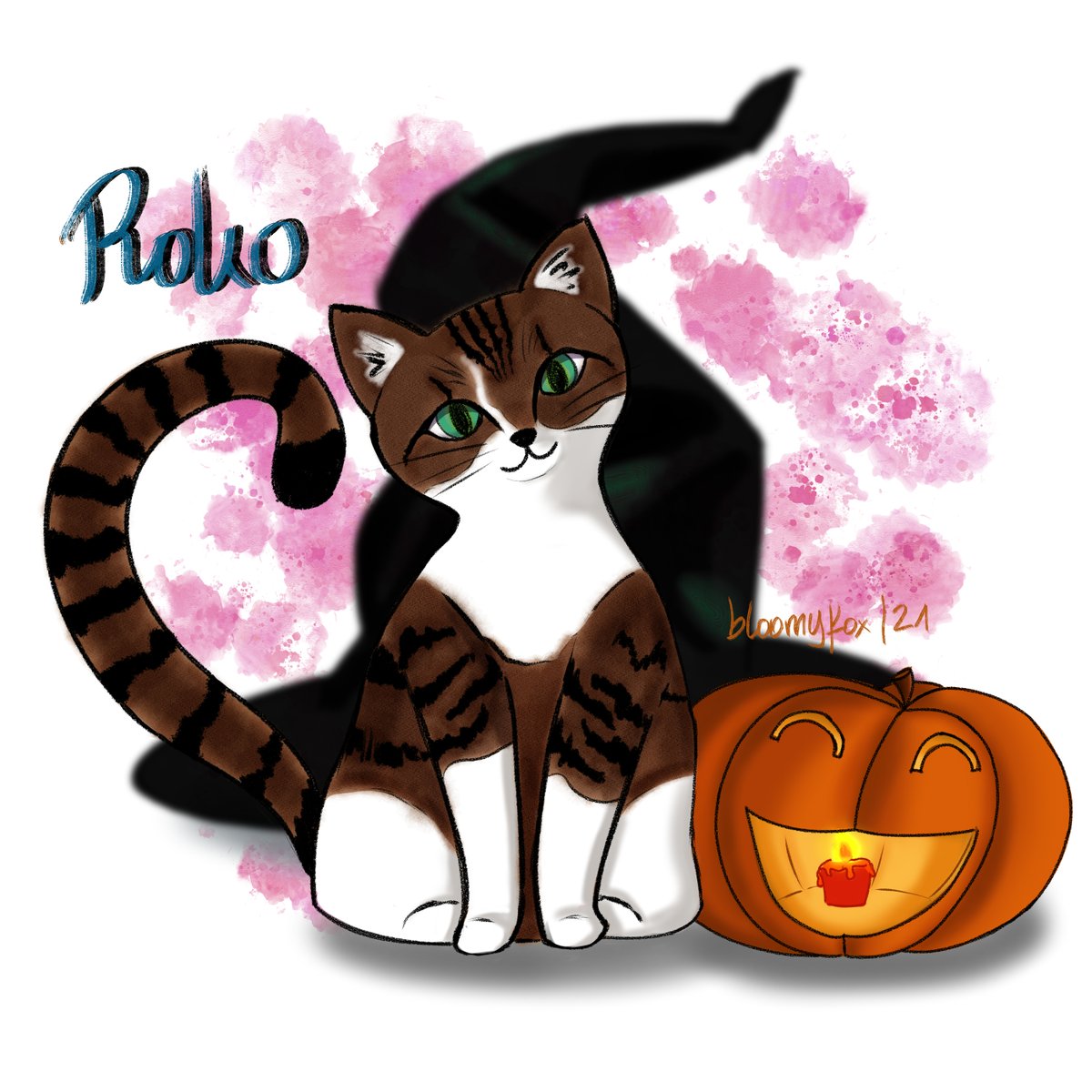 flausheeep's tweet photo. my entry for ChrissaBug s Draw a cat - Challange on @DeviantArt :)
my template was my own little kitty <3
#DATutorialCat #catdrawing #cats #CLIPSTUDIOPAINT #art #pets #halloween2021 #catlovers #pumpkin #drawing https://t.co/km86OeheRy