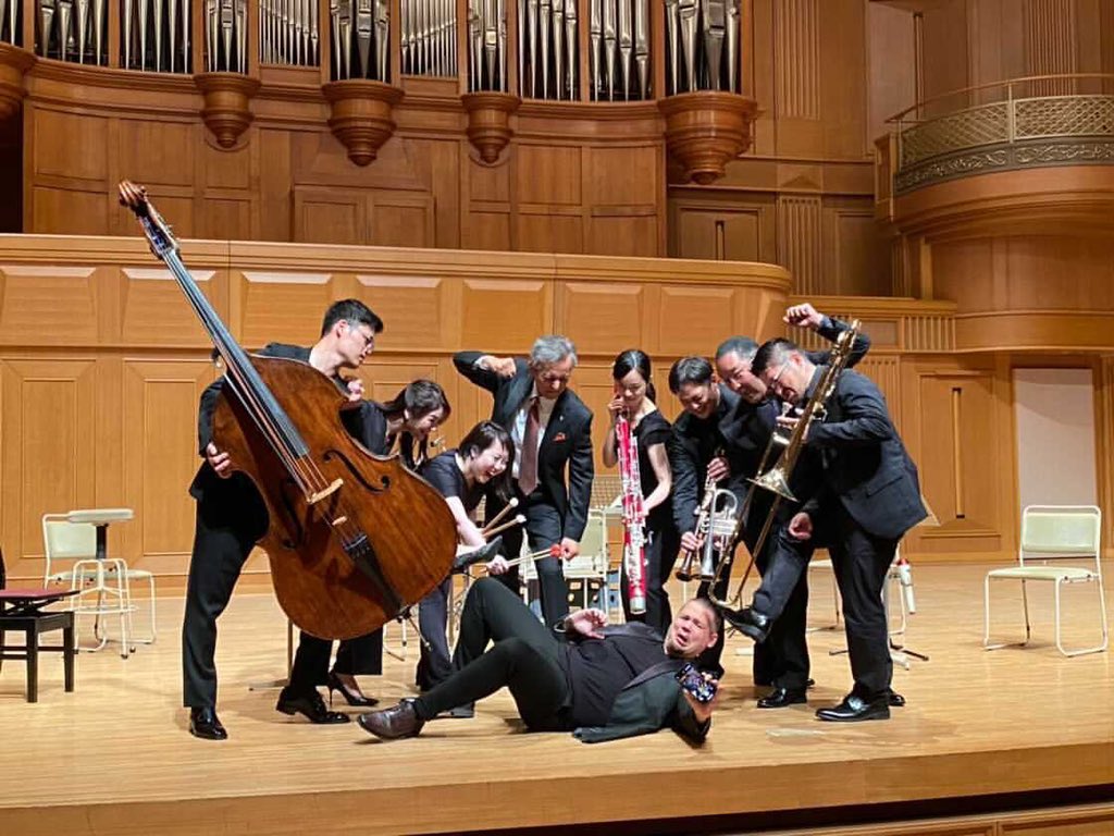兵士の物語、いずみホールでの大阪公演が終演しました。今回の旅も本番ならではのパワフル&amp;色彩豊かな時間で、悪魔と兵士とともに歩いた時間は格別でした。素晴らしいメンバーとともに☆
続いては東京公演！
#クラシックキャラバン2021