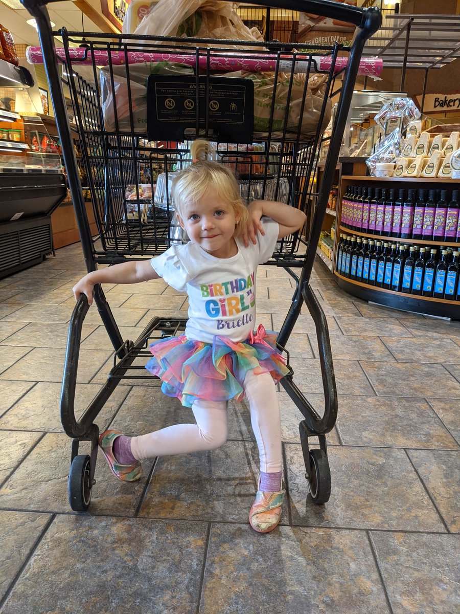 jlyn261's tweet photo. She wanted to go grocery shopping on her birthday! She loves it here! @Wegmans https://t.co/dnkmM57JJz