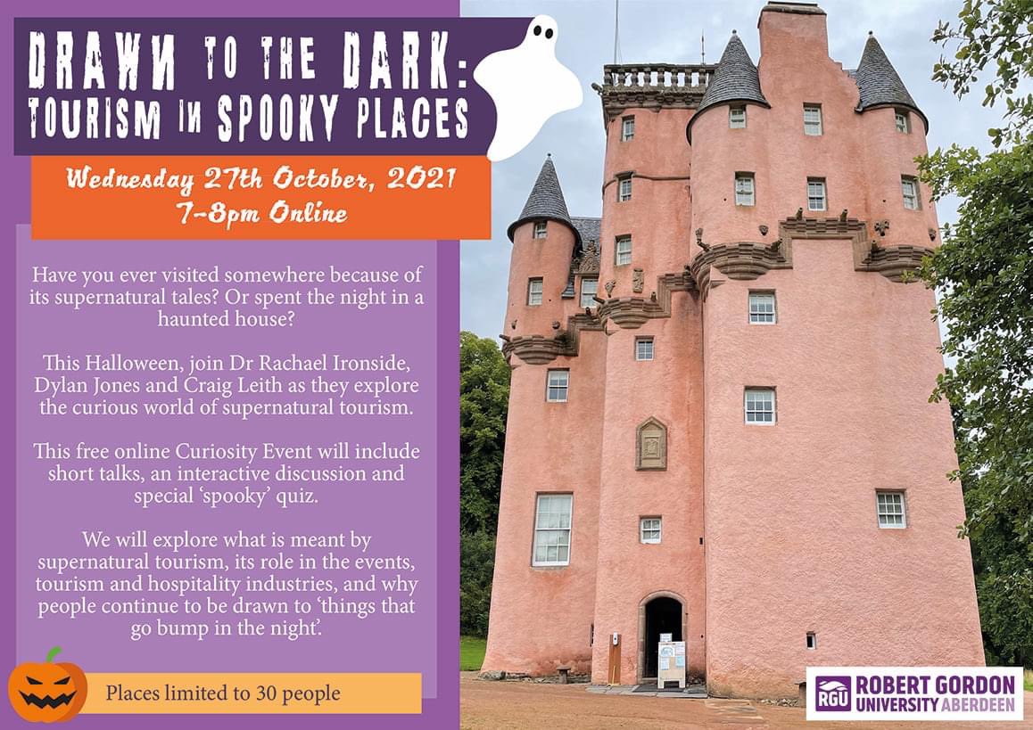 ukghosthunterdj's tweet photo. I'm looking forward to being part of this event with my colleagues from @RobertGordonUni , @DrIronside and @leith_craig. If you would like to take part, please visit: https://t.co/fra2KHz2cl and register #ghosts #haunted #tourism #halloween #scotland https://t.co/34jHm87st5