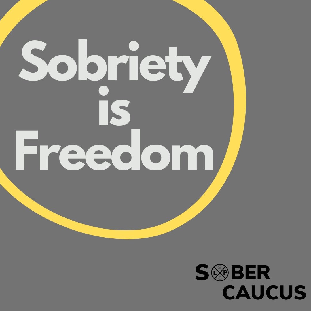 LPSoberCaucus's tweet photo. The LPSC recognizes that there are plenty of people who can imbibe without the risk of self-destruction, we support anyone’s personal decisions while actively advocating freedom from addiction for others. https://t.co/LCCsfIe79u