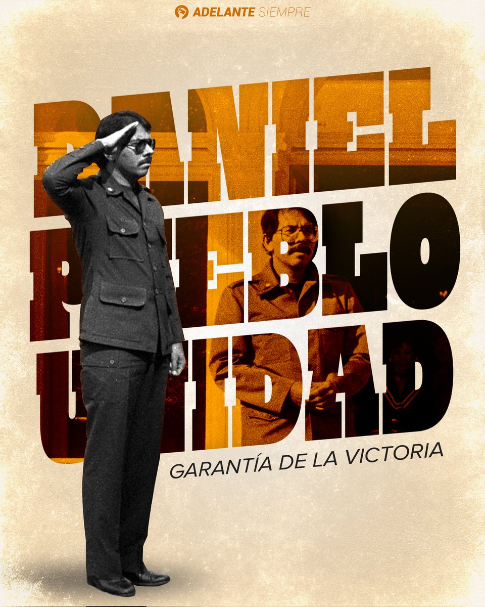 Somos la #FuerzaDeUnPuebloQueVence la pobreza juntos y en Unidad con nuestro Gobierno Venceremos ❤️ 🖤 #AdelanteSiempre #Nicaragua