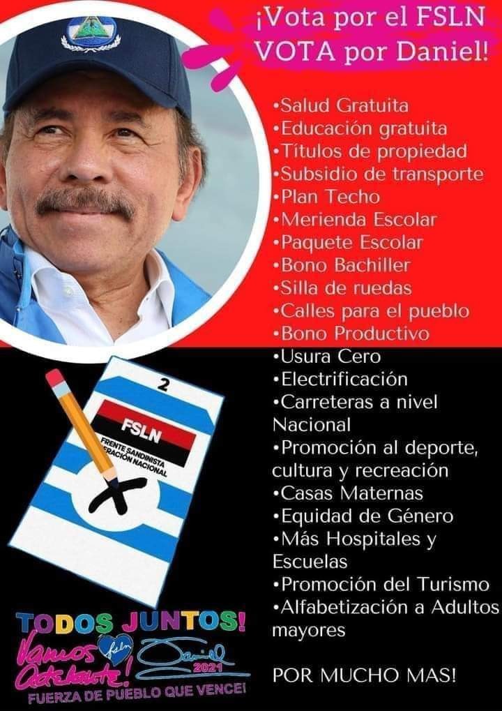 Somos la #FuerzaDeUnPuebloQueVence la pobreza juntos y en Unidad con nuestro buen Gobierno Sandinista ❤️ 🖤 #AdelanteSiempre #Nicaragua