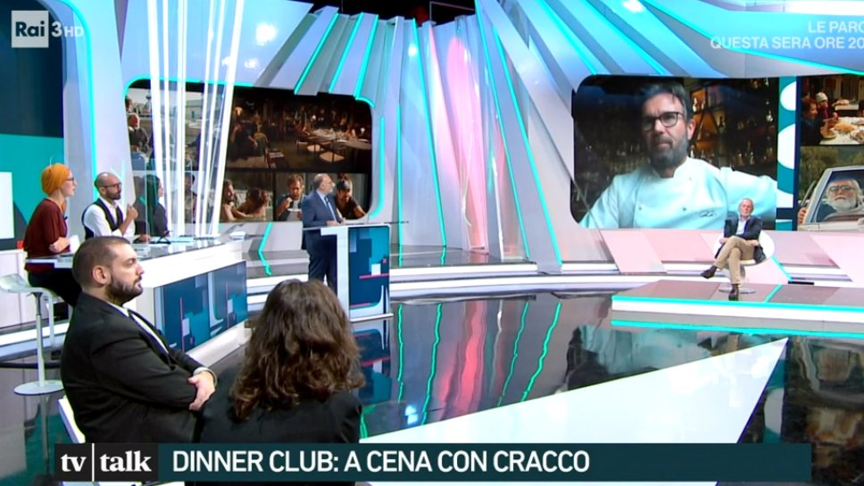 'Tra i partecipanti di #DinnerClub premio @pfavino, che oltre a essere uno dei più bravi nel suo mestiere, è anche molto bravo in cucina' @craccocarlo #tvtalk