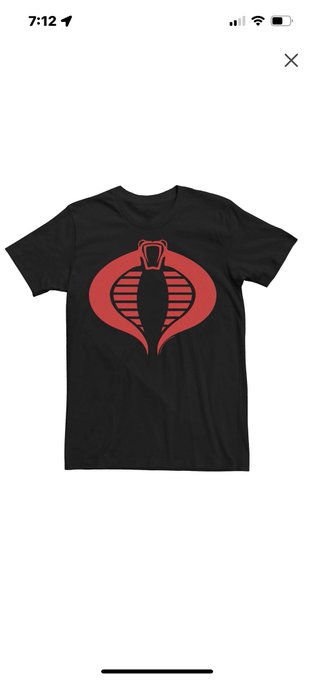 Good morning Twitter! The GI Joe &ldquo;cobra&rdquo; symbol looks like a snake vagina and I love it. https://t.c<a href="/tag/books"class="tags"><span>#books</span></a><a href="/tag/fangirl"class="tags"><span>#fangirl</span></a><a href="/tag/pulp"class="tags"><span>#pulp</span></a><a href="/tag/mayhemsf"class="tags"><span>#mayhemsf</span></a><a href="/tag/nerdout"class="tags"><span>#nerdout</span></a><a href="/tag/fic"class="tags"><span>#fic</span></a>