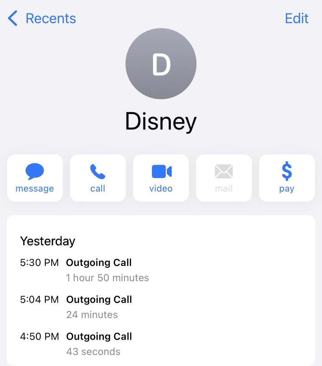 StephDeey's tweet photo. I’m hoping @DisneyParks twitter can help. I’ve been waiting for help for HOURS. One time, someone answered and the call dropped. The second time someone answered and had me on hold for an hour!! I hung up and have received no help yet. Currently on 45 mins of waiting, again! https://t.co/xNk3euJSXs