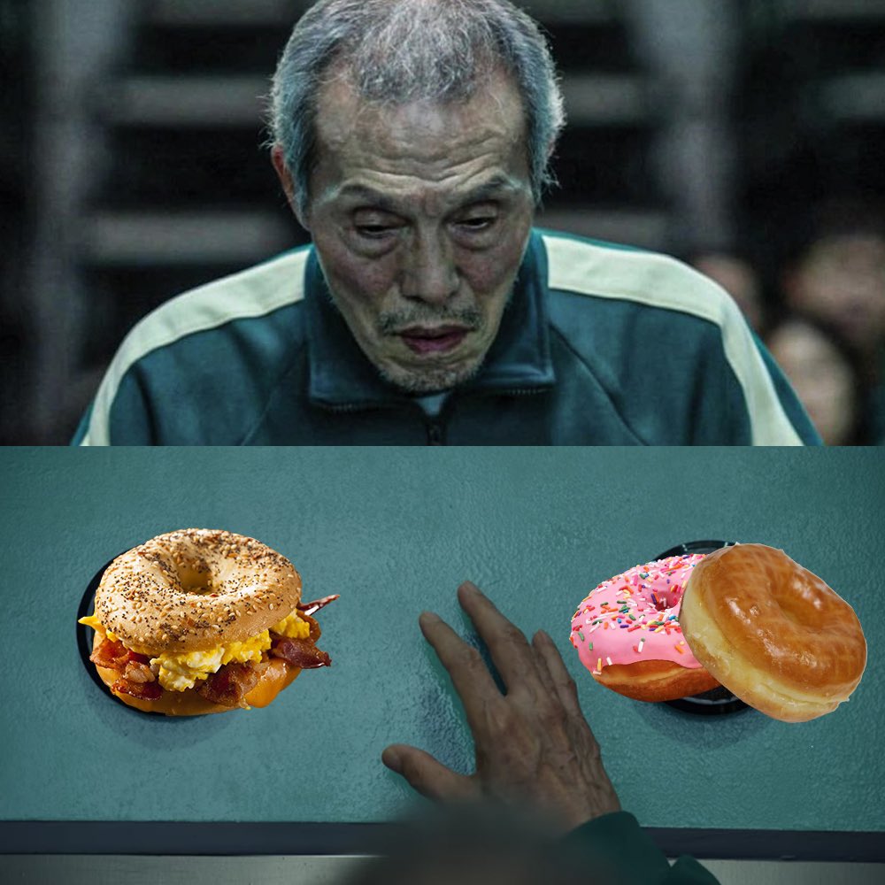 bakedndenver's tweet photo. The most difficult decision you should be making this weekend 🦑🥪🥯🍩

#breakfast #denver #wakeandbake #squidgame #donuts https://t.co/zwouzPqurm