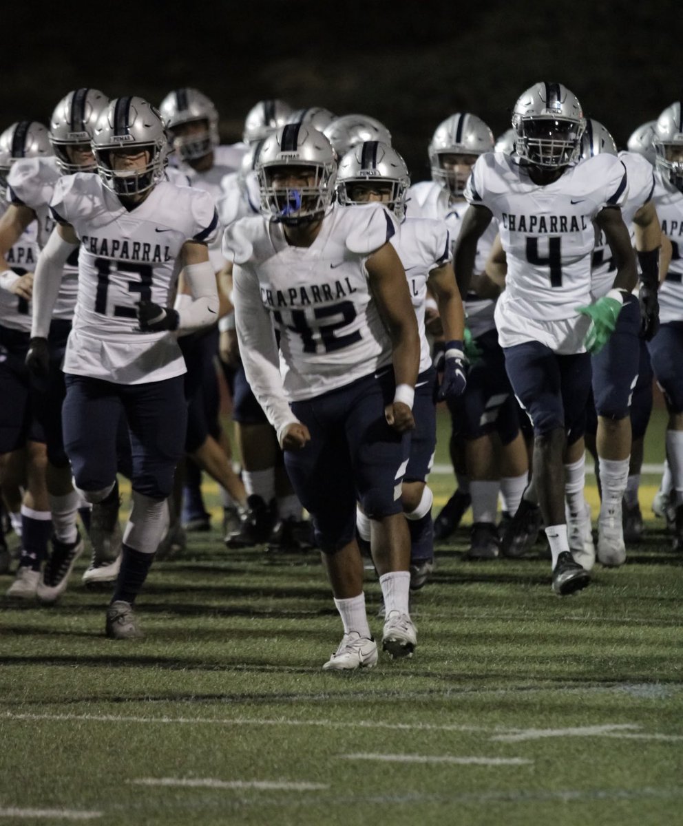 chaparralpumafb's tweet photo. Only thing on our minds is who runs this City! 

15 of our last 16 games against Temecula Valley! 

📸 @ajreaaa 

#PumaPRIDE https://t.co/UD2hPmMm67