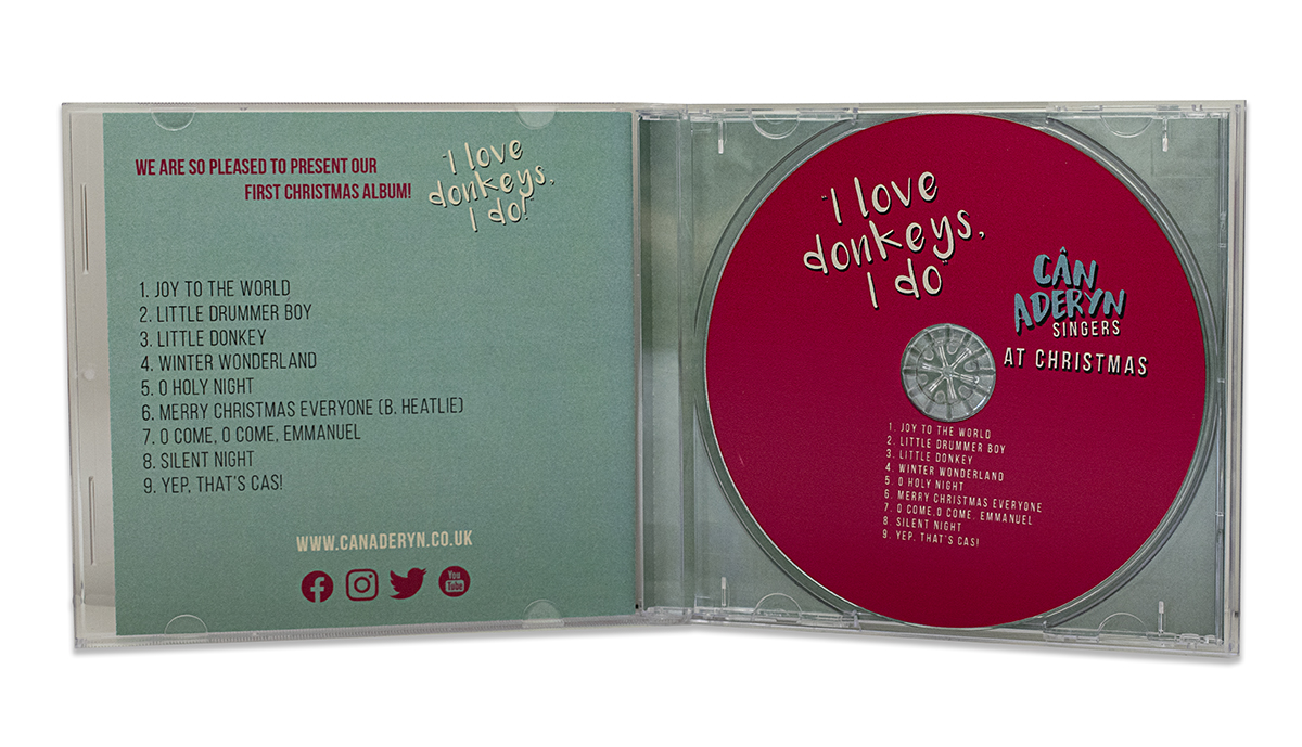 MTS_CD_DVD's tweet image. This one had us singing along. Great to work with the amazing @CanAderynSings  to manufacture ‘I Love Donkeys, I do’. This  CD is presented in a jewel case with a 2-page booklet and back inlay. Fast turn-around, ready for their concert. Brilliant!
canaderyn.co.uk