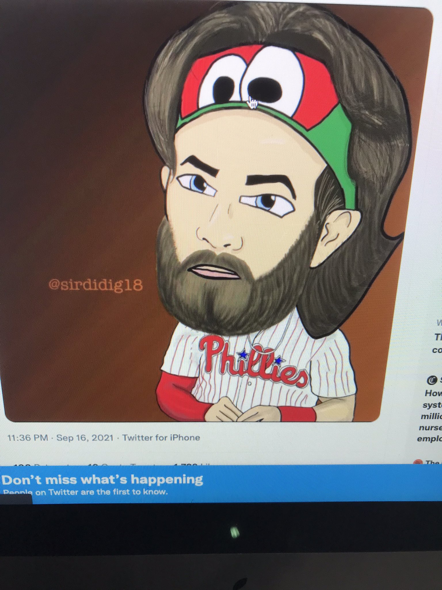 And happy birthday to the NL MVP Bryce Harper 
