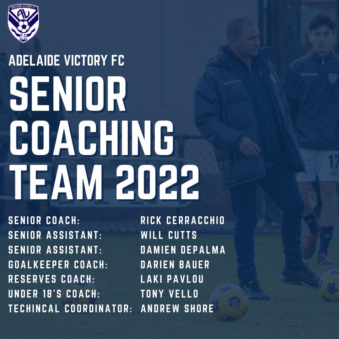 Club Announcement | 
Our Senior Coaching Team for 2022!