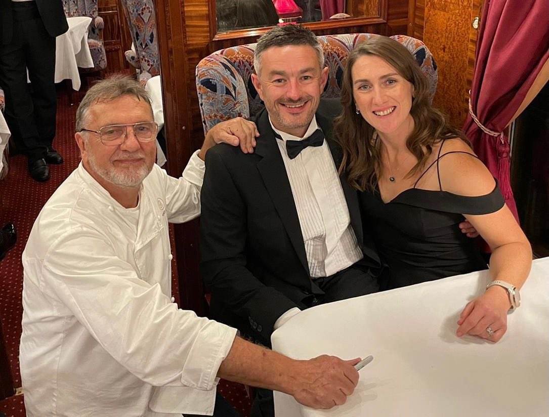 TheGrailHunter's tweet photo. @raymond_blanc @BritishPullman It really was a fantastic night and such a pleasure to meet you chef. Hopefully I will see you again soon at @lemanoir with @PBoothy3 https://t.co/BM1oZZ74d6