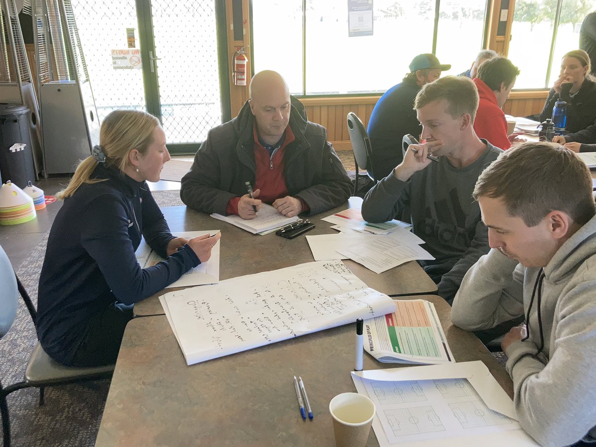 tasmudger10's tweet photo. Fortunately pre planned working in North of the State Friday- Sunday- able to Start @FootballTas Northern C Licence , huge thanks to @Laun_CityFC &amp; Alex Aylott for organising facilities, 20 new coaches happy 2 B conducting &amp; commencing a  journey with great group of candidates https://t.co/VvFaKtxOzb