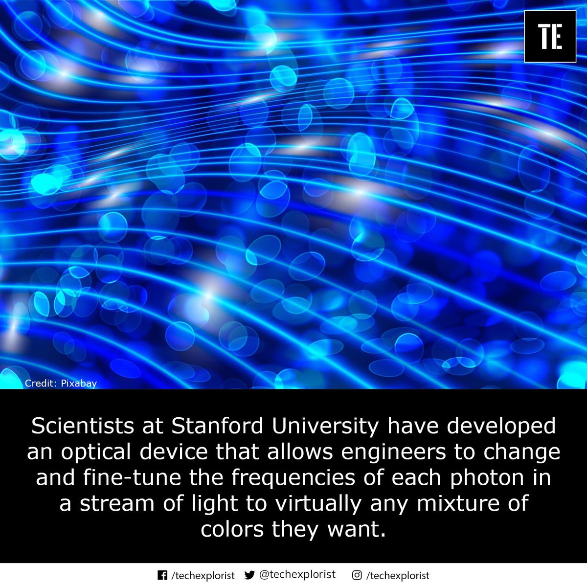 TechExplorist's tweet photo. Fine-tuning the color of light with a new optical device.
#opticaldevice #photons #frrquency #science #light #techexplorist https://t.co/C5L3EB9ZPv