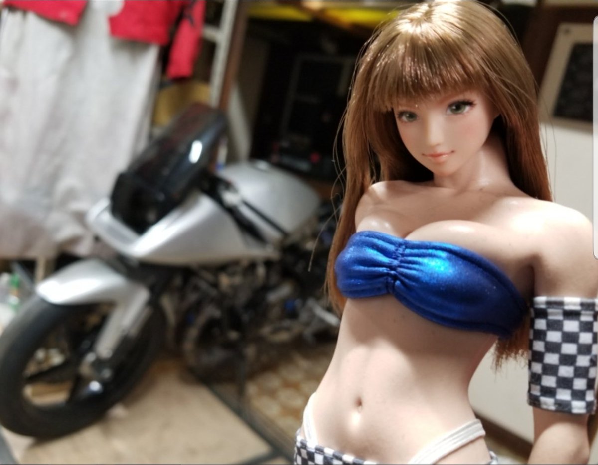 1/1バイク&amp;1/6ドール遠近法その2